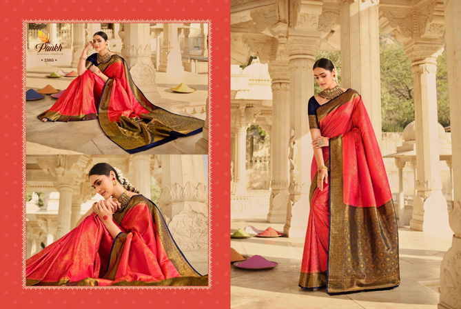 Pankh Sakshi Kanjiveram Heavy Silk Festive Wear Latest Designer Saree Collection